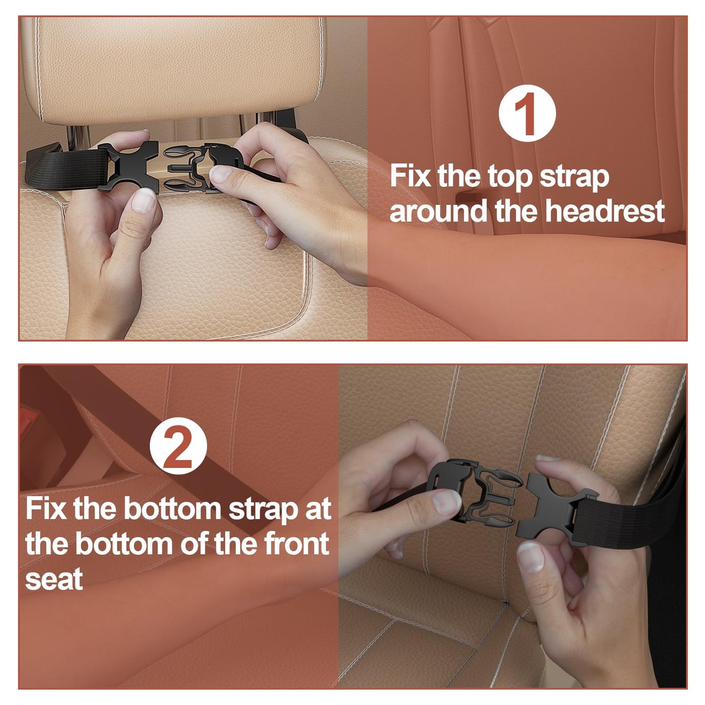 Backseat Car Organizer with Tray