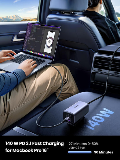 150W 4-Port PD 3.1 USB-C Car Charger