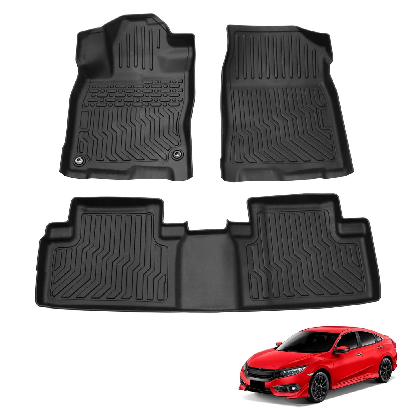 2016–2019 Custom-Fit All-Weather Floor Mats
