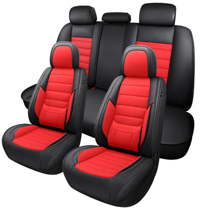 MINGBRON Car Seat Covers Full Set with Lumbar Support