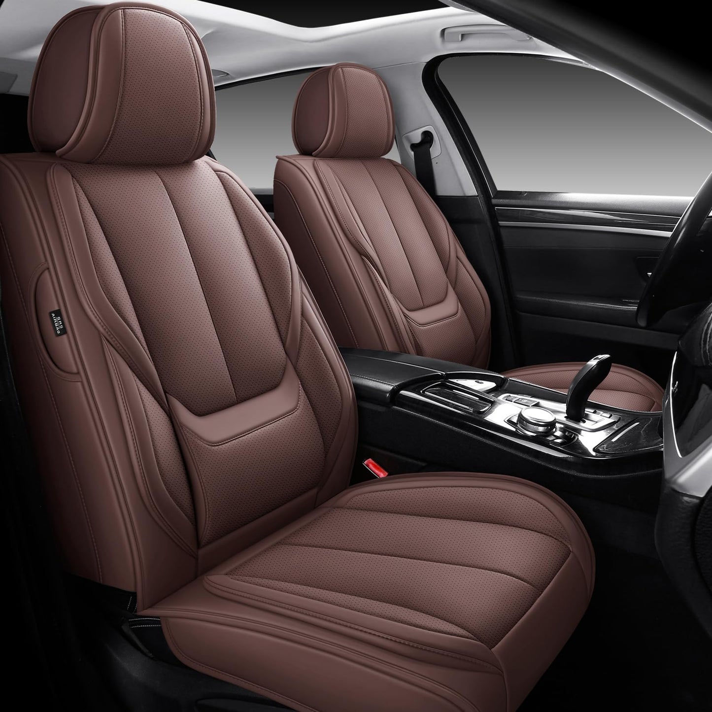 MINGBRON Car Seat Covers Full Set with Lumbar Support
