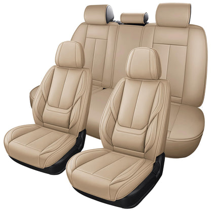 MINGBRON Car Seat Covers Full Set with Lumbar Support