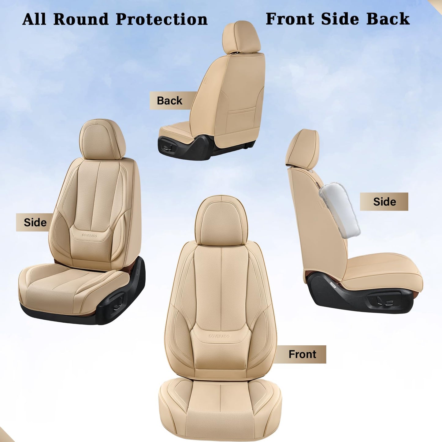 Waterproof Leather Car Seat Covers