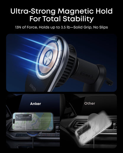 Qi2 Wireless Car Charger Mount