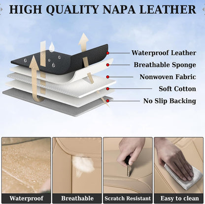 Waterproof Leather Car Seat Covers