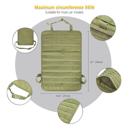 Tactical Molle Car Seat Organizer