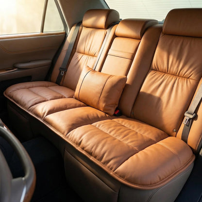 Genuine Leather Car Seat Cushion for Comfort Support
