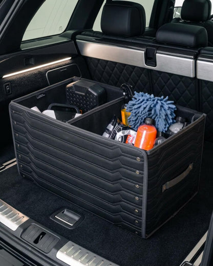 Foldable Car Trunk Organizer with Lid