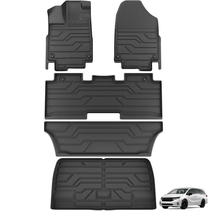 Custom-Fit All-Weather TPE Floor Mats
