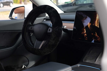Genuine Sheepskin Steering Wheel Cover
