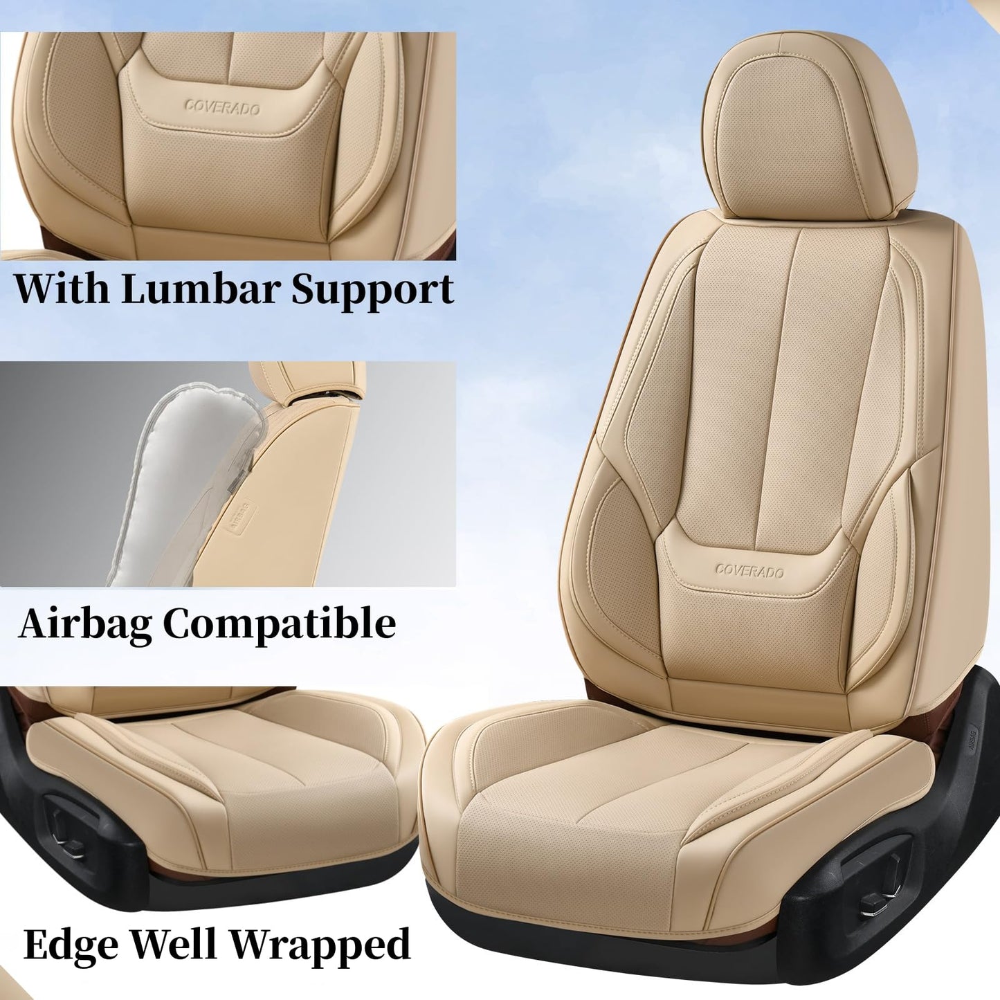 Waterproof Leather Car Seat Covers