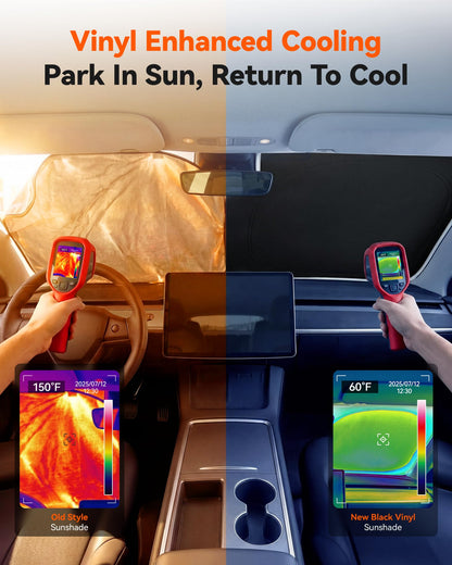 WOLFBOX Car Windshield Sun Shade Set 11