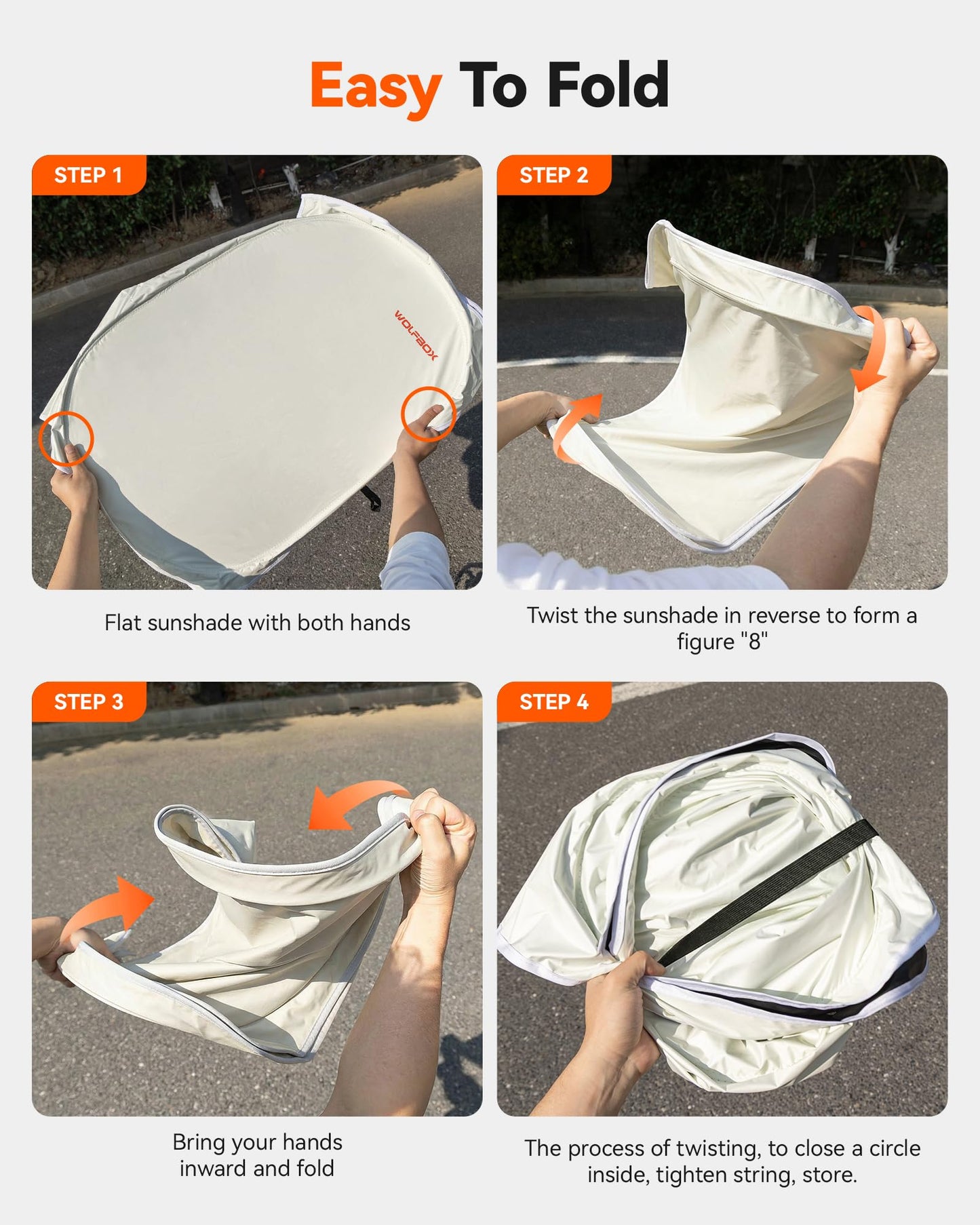 WOLFBOX Car Windshield Sun Shade Set 11