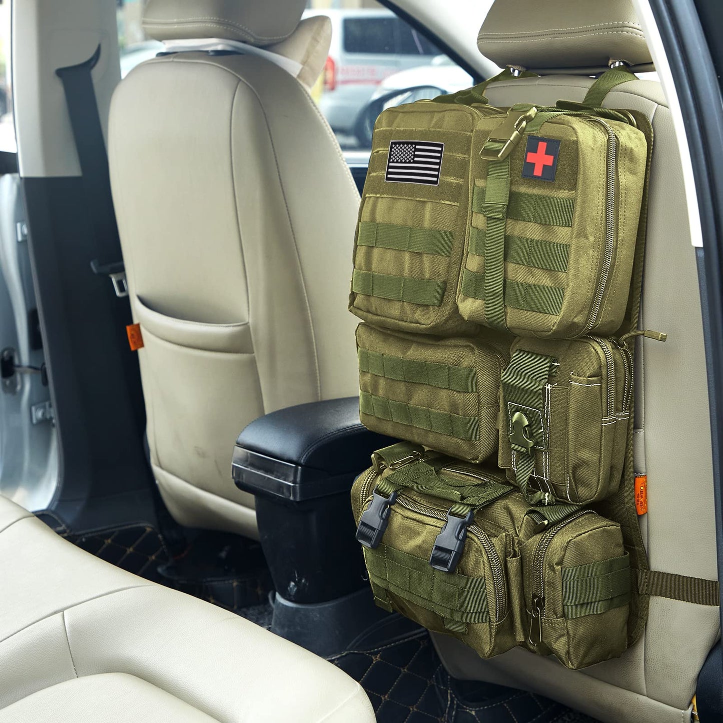 Tactical Molle Car Seat Organizer