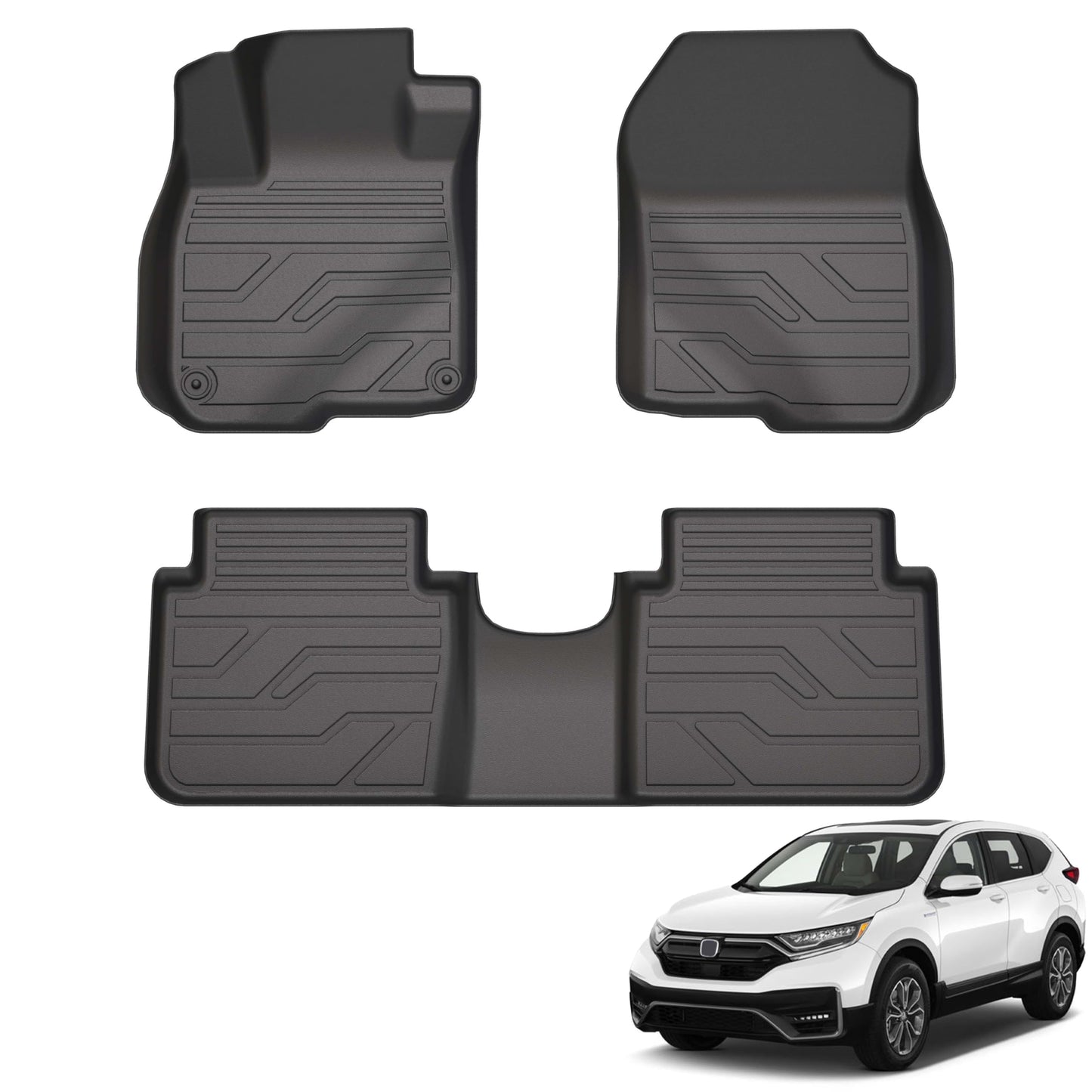 Custom-Fit All-Weather TPE Floor Mats