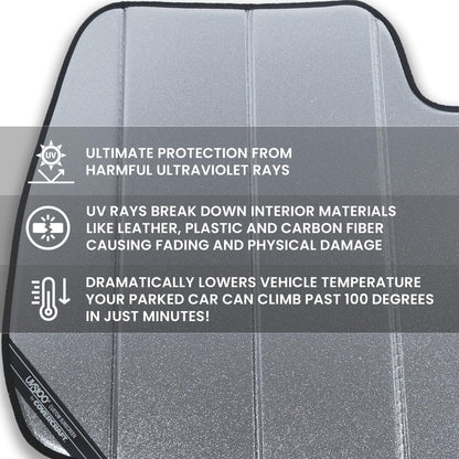 Accordion Style Car Windshield Sun Shade