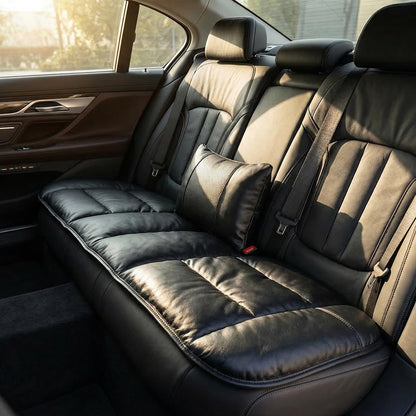 Genuine Leather Car Seat Cushion for Comfort Support