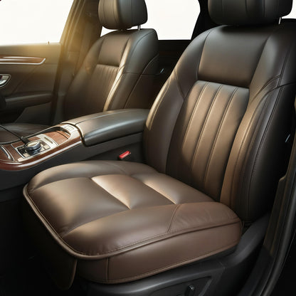 Genuine Leather Car Seat Cushion for Comfort Support
