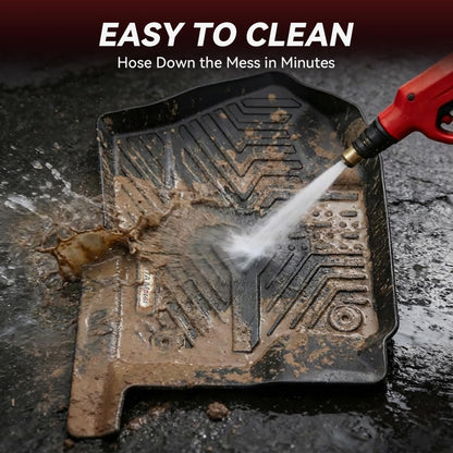 Custom-Fit All-Weather TPE Floor Mats, Full Set