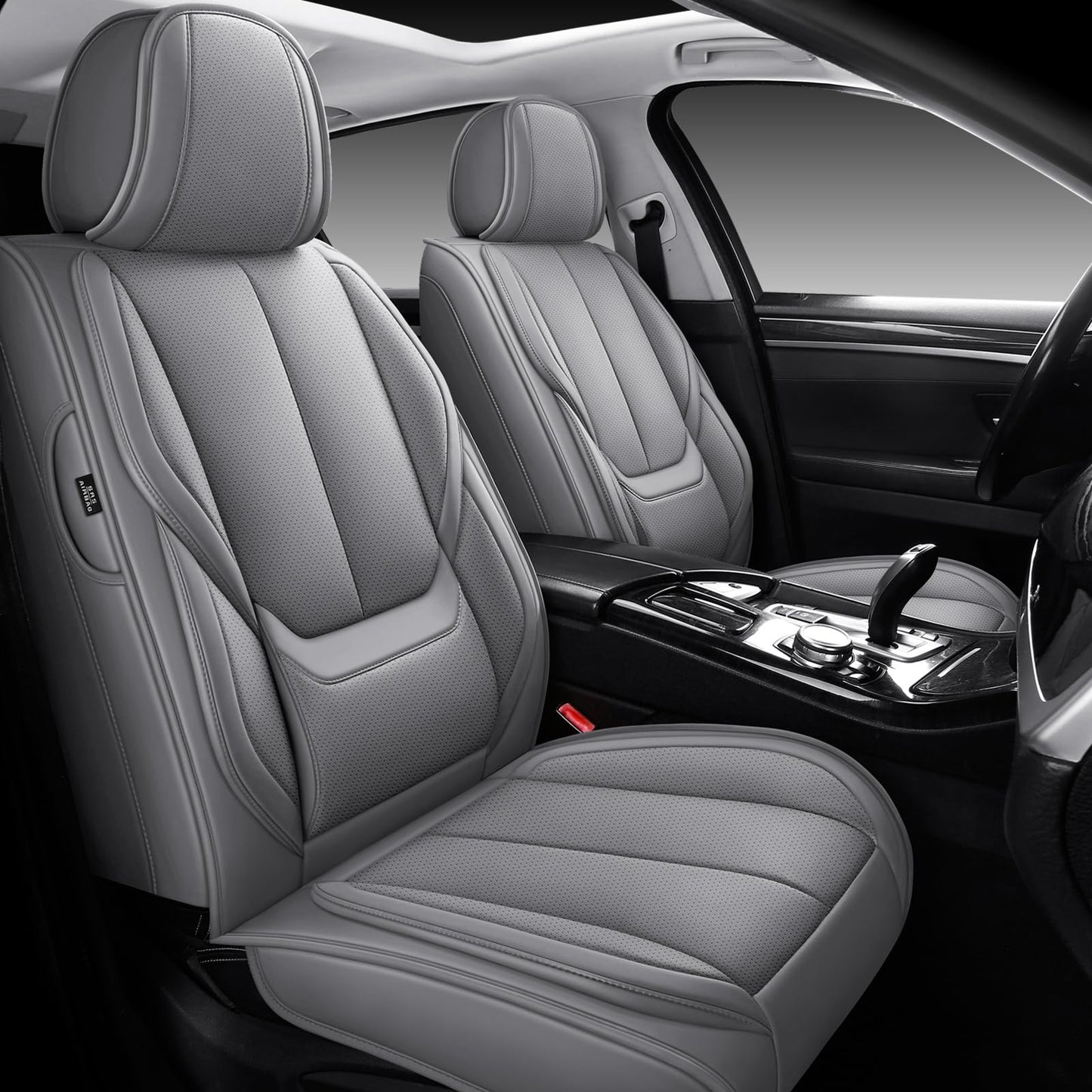 MINGBRON Car Seat Covers Full Set with Lumbar Support