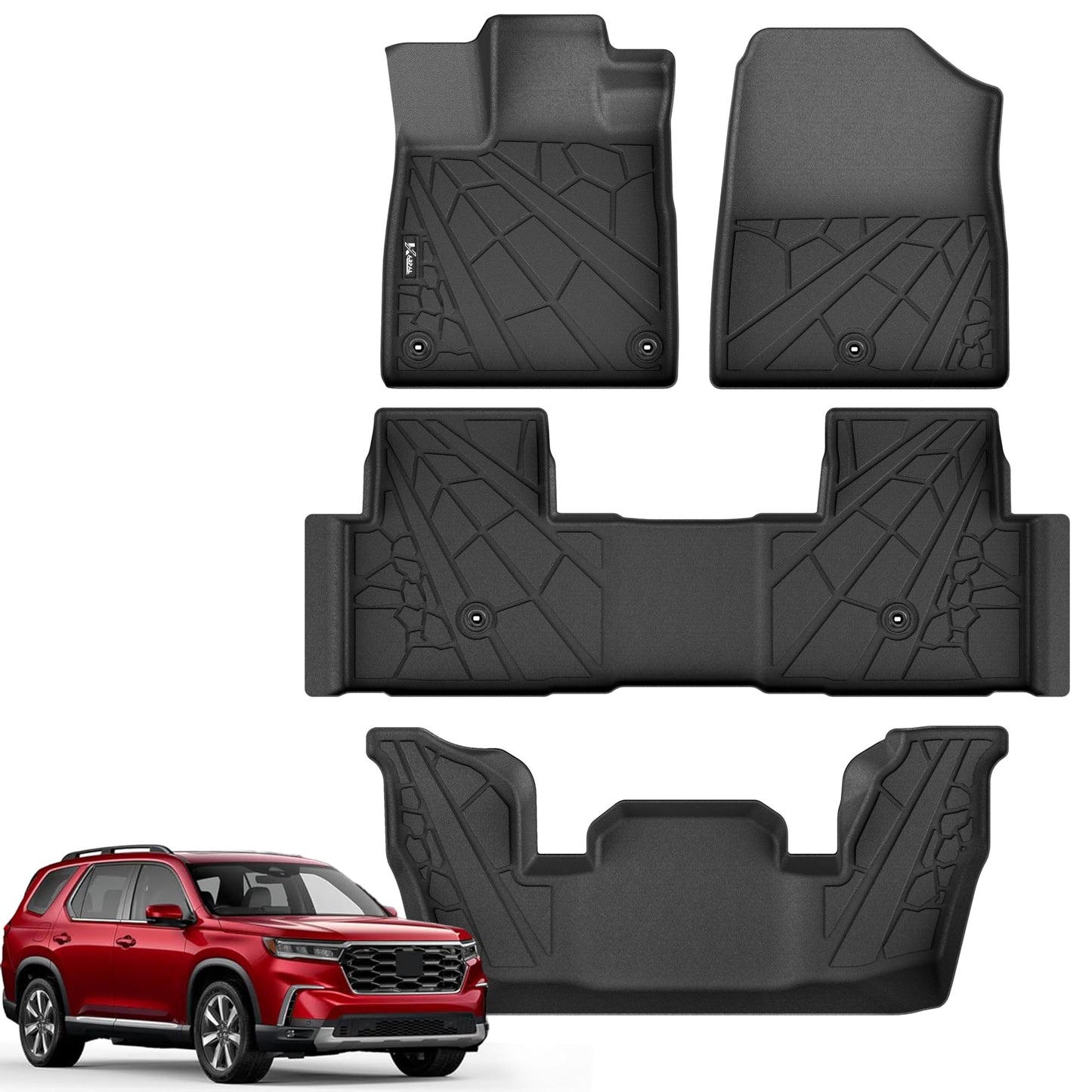 Custom-Fit All-Weather TPE Floor Mats