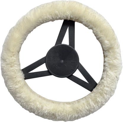 Genuine Sheepskin Steering Wheel Cover