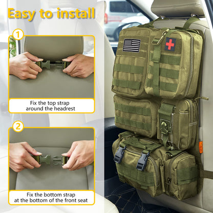 Tactical Molle Car Seat Organizer