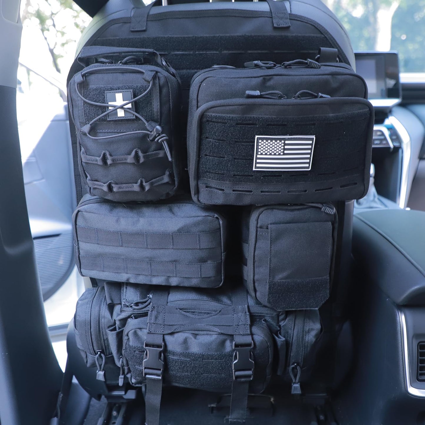 Tactical Molle Car Seat Organizer
