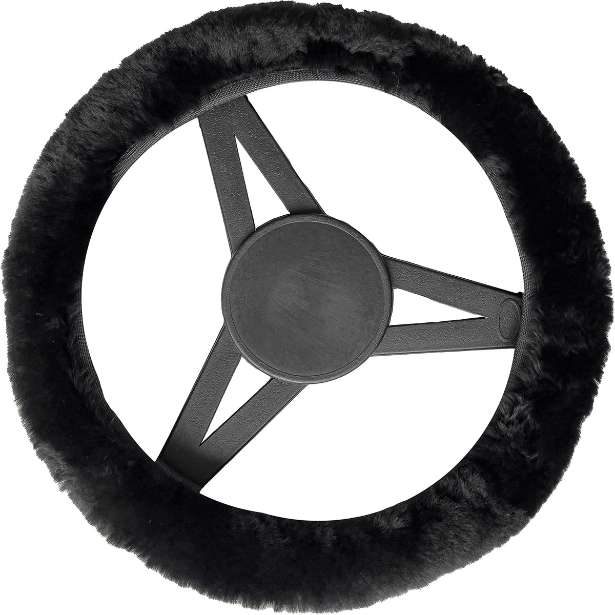 Genuine Sheepskin Steering Wheel Cover