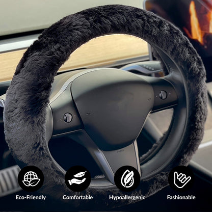 Genuine Sheepskin Steering Wheel Cover