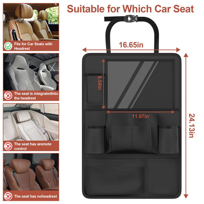 Backseat Car Organizer with Tray