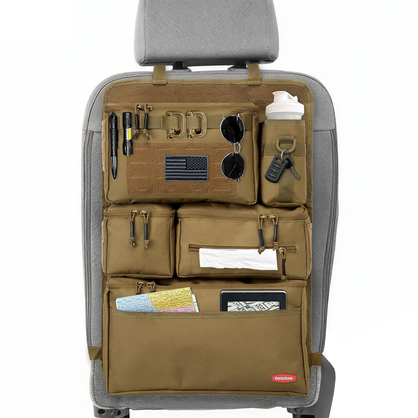 Heavy Duty Molle Seat Back Organizer