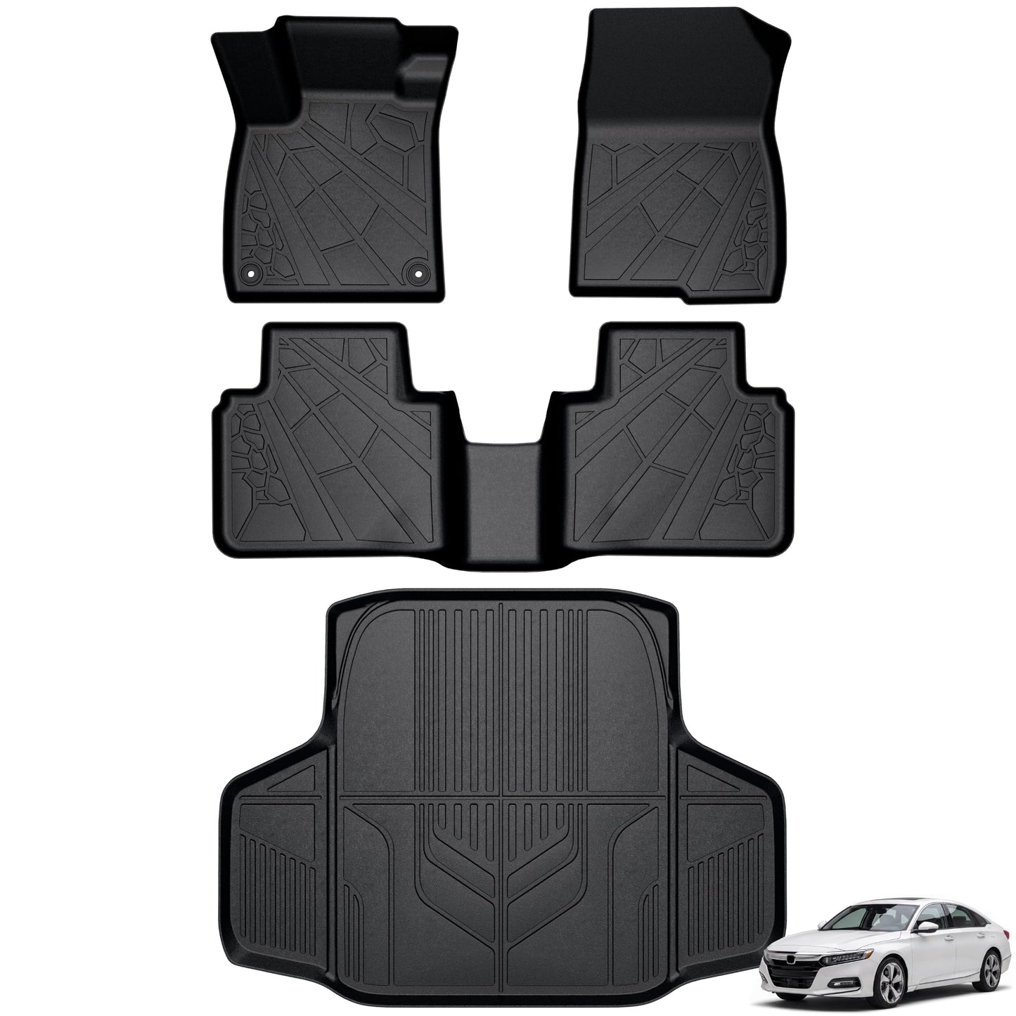Custom-Fit All-Weather TPE Floor Mats