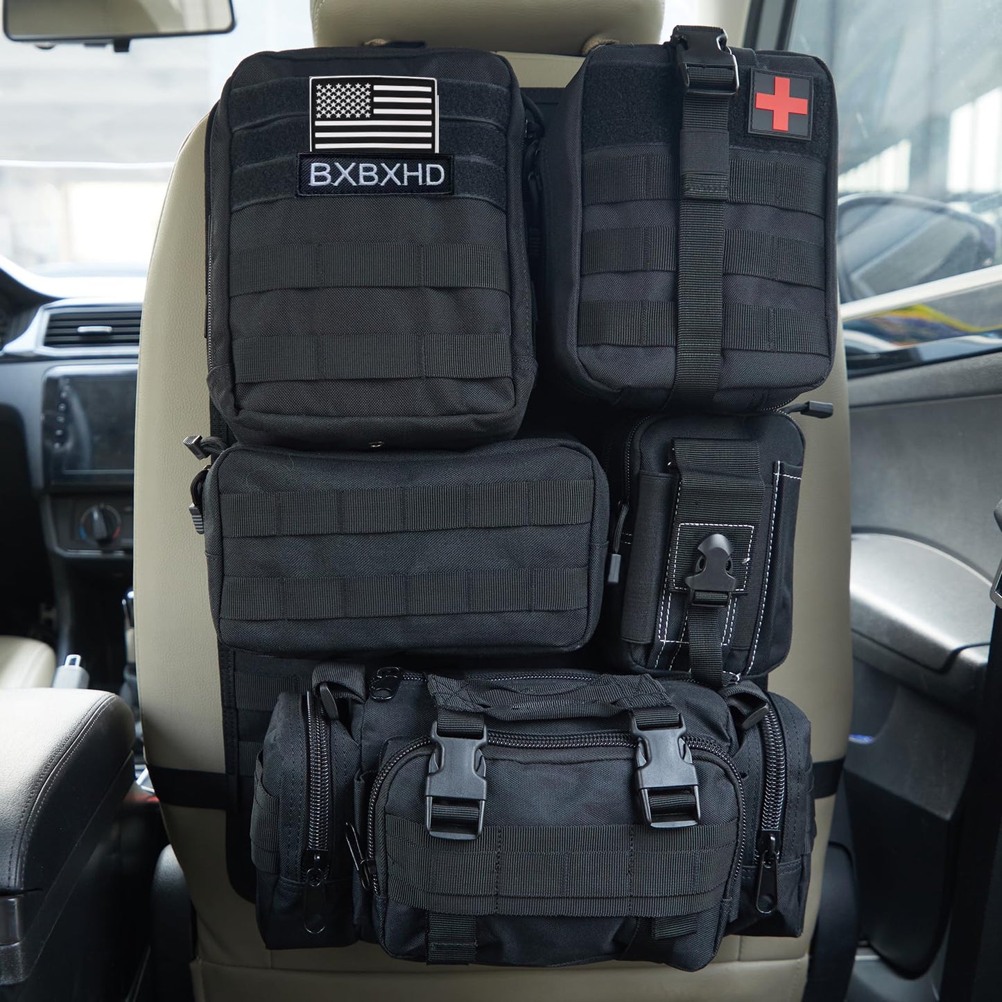 Tactical Molle Car Seat Organizer