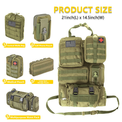 Tactical Molle Car Seat Organizer