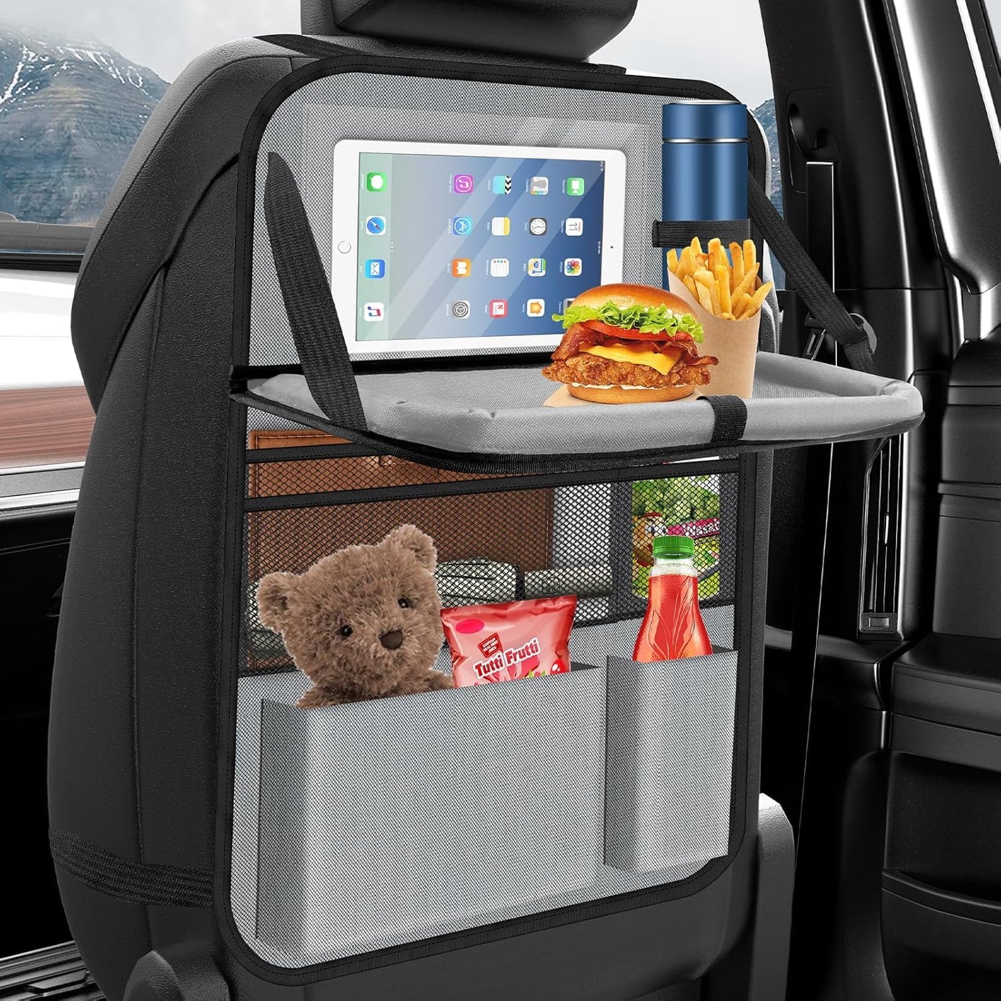 Backseat Car Organizer with Tray