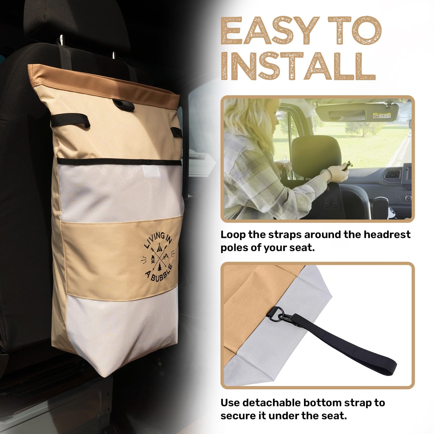 Premium Seat Back Organizer Storage