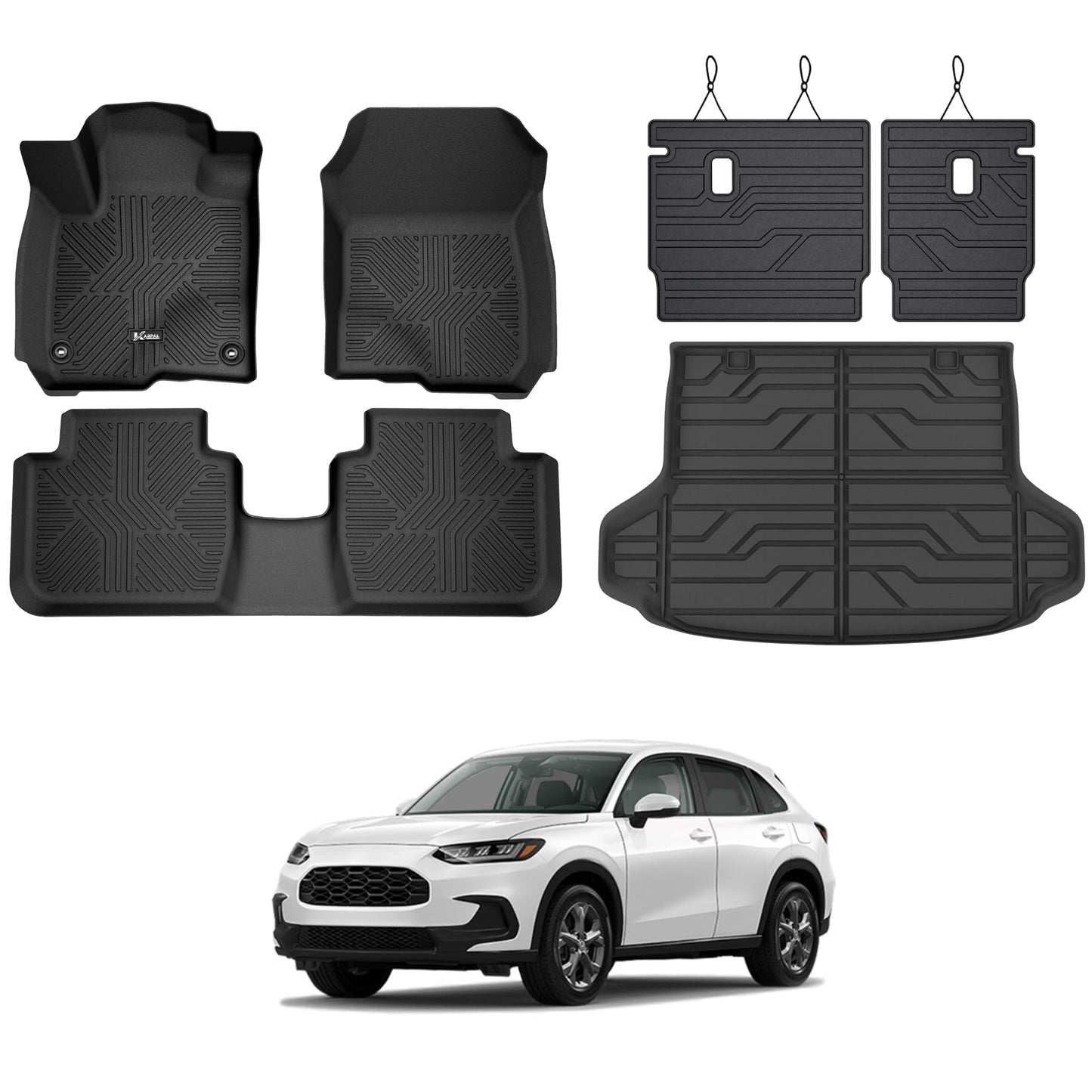 Custom-Fit All-Weather TPE Floor Mats
