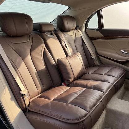Genuine Leather Car Seat Cushion for Comfort Support