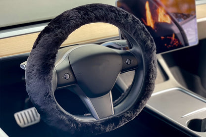 Genuine Sheepskin Steering Wheel Cover