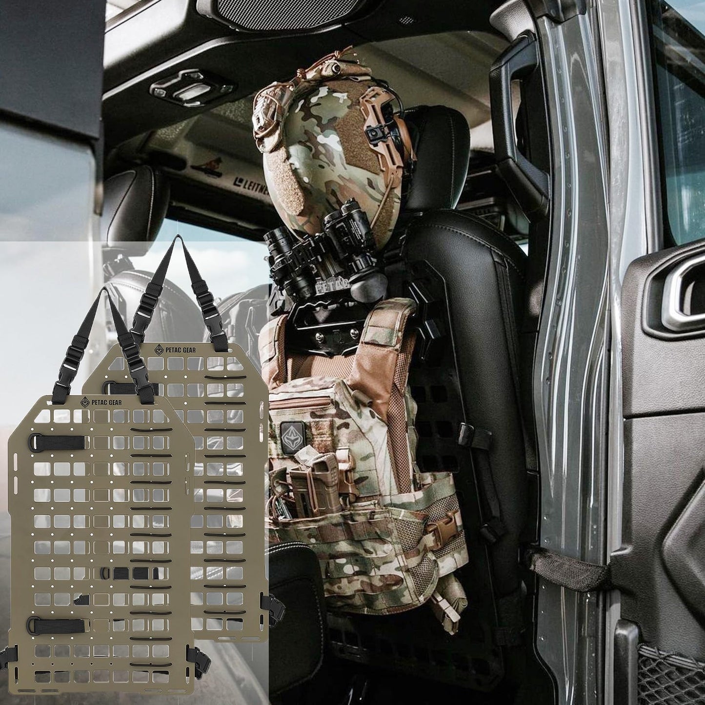 Tactical Molle Seat Back Organizer