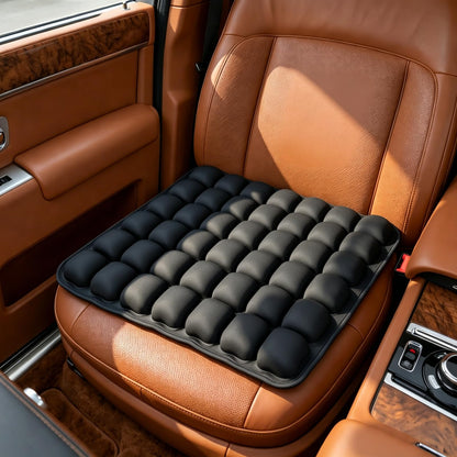 Inflatable Car Seat Cushion with Built-in Pump