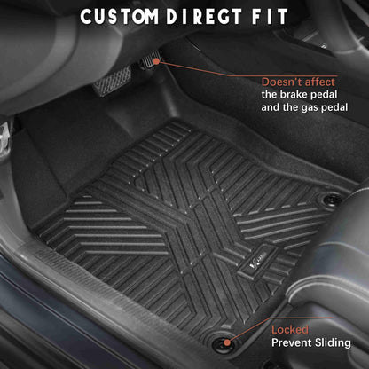Custom-Fit All-Weather TPE Floor Mats