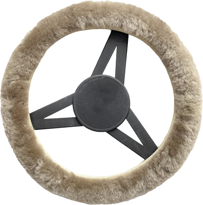 Genuine Sheepskin Steering Wheel Cover