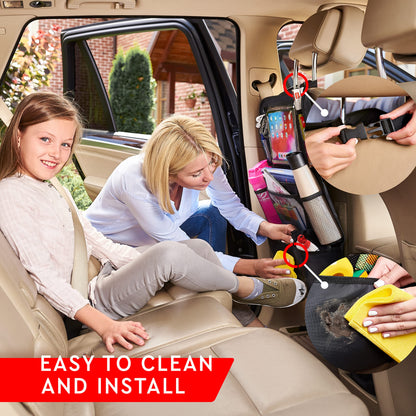 Back Seat Car Organizer with Tablet Holder