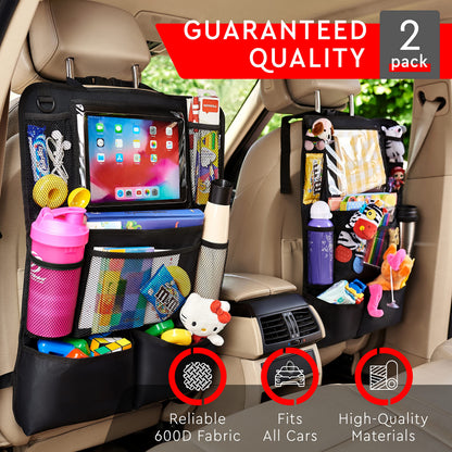 Back Seat Car Organizer with Tablet Holder