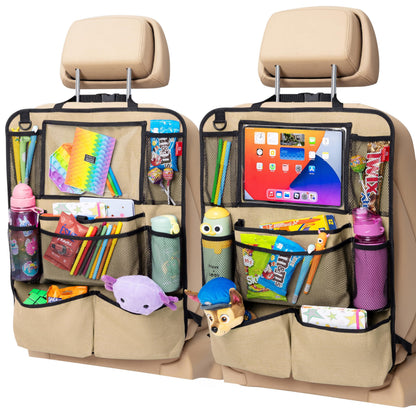 Back Seat Car Organizer with Tablet Holder
