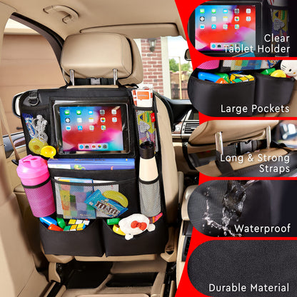 Back Seat Car Organizer with Tablet Holder